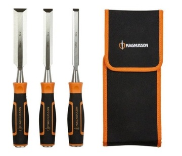 Набор долот Magnusson 3 шт + ЧЕХОЛ