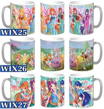 KUBEK Klub Winx Club Na Prezent + IMIĘ Kartonik