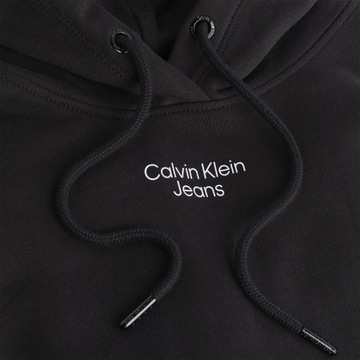 CALVIN KLEIN BLUZA DAMSKA STACKED LOGO BLACK r.M