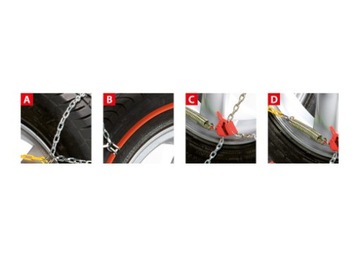 Цепи Snovit E9 KN120 225/65R16 245/35R19 255/40R18 255/45R17 235/35R20