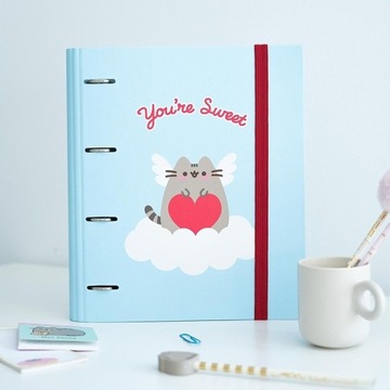 Pusheen Binder из коллекции Purrfect Love 4 кольца