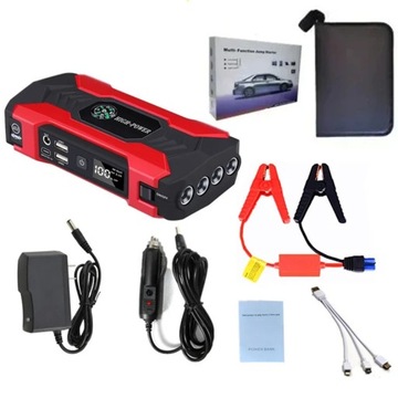 Jump Starter 28000mah Booster Автомобильный стартер Power Bank 12V 800A