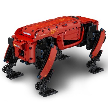 Красный мотор Приложение Dynamics Blocks RC Робот-собака