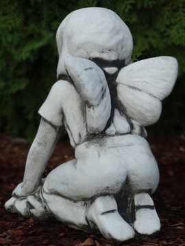 Бетонная садовая фигура. Девушка, садовые украшения, бетонные фигурки