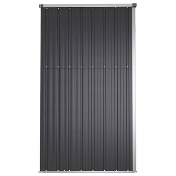 vidaXL Садовый навес антрацит 225x89x161 см оцинкованная сталь 3162