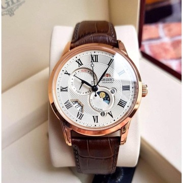 Zegarek Męski Orient Classic Sun & Moon RA-AK0007S10B + BOX