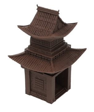 Маленькая Япония - маленькая башня для игры в кости - Конец судьбы Сёгун Крошечные башни Башня для игры в кости