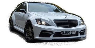 MERCEDES S KLASA W221 BODY KIT BLACK + SERIES