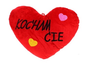 ROMANTYCZNY! Prezent na Święta dla Dziewczyny Kobiety Żony, Poduszka Serce