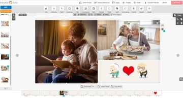 Fotoalbum dla Babci i Dziadka 15x20cm A5 Pion 20 stron TWARDE STRONY PROMO