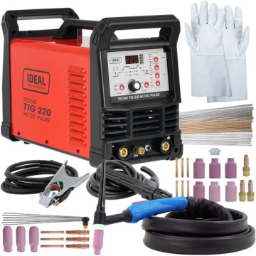 Spawarka IDEAL TIG 220 AC DC Puls HF Aluminium