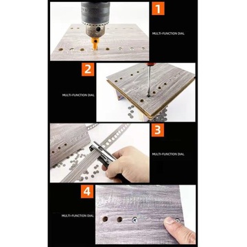 Дырокол с одним отверстием и регулируемой шкалой для картона ПВХ толщиной 15 мм.