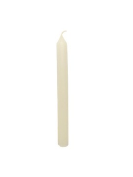 BIAŁA NATURALNA mała świeczka intencyjna mini świeca rytualna 8.5cm