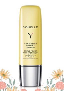 Yonelle Lumifusion Krem SPF50 Przebarwienia Wit.C
