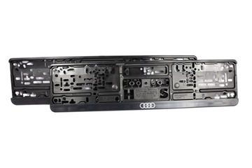 РАМКА НОМЕРНОГО ЗНАКА AUDI, УНИКАЛЬНАЯ, 2 ШТ., ОРИГИНАЛ ОТ ДИЛЕРА