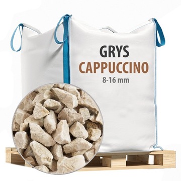 Grys Ogrodowy Kamienie CAPPUCCINO Tona BIG BAG