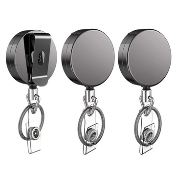 3x etui na identyfikator karty z wysuwanym uchwytem