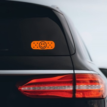 Автомобильная наклейка PLASTER - забавный узор, водонепроницаемая, твердая