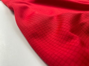 IZOD GOLF красная клетчатая рубашка-поло, размер L