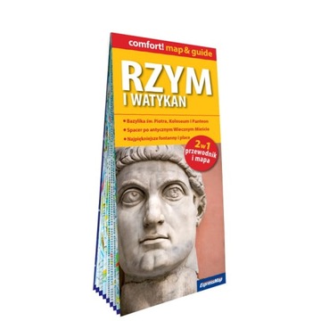 Rzym i Watykan przewodnik + mapa 2w1