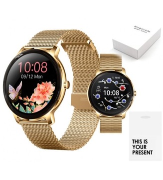 ZEGAREK Smartwatch damski Rubicon KROKOMIERZ PULS