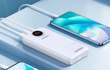 ROMOSS МОЩНЫЙ USB-POWERBANK ДЛЯ ТЕЛЕФОНА 20000 МАЧ USB-C 2X USB-A PD QC 22,5 Вт