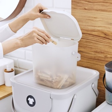 Пластиковый контейнер для ванной, порошок Rotho, 6 литров.