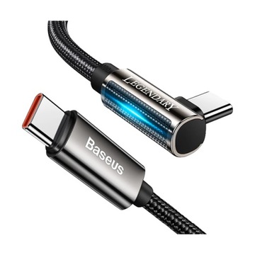 Угловой кабель USB-C — USB-C Baseus Legend Series, 1 м
