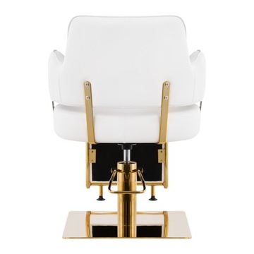 КРЕСЛО ПАРИКМАХЕРСКОЕ GABBIANO LINZ GOLD WHITE