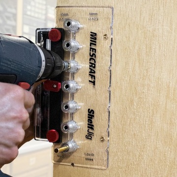 ShelfJig 1343 Milescraft Шаблон для сверления полки