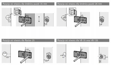 Шаблон для маркировки отверстий Hettich MultiBlue