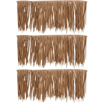 Мини-ковры, украшения для забора, Тики, трава на крыше