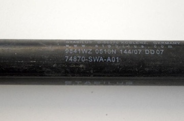 HONDA CR-V 2008 RHD ZADNÍ VÍKO KUFRU PLYNOVÁ LEVÝ STRANA