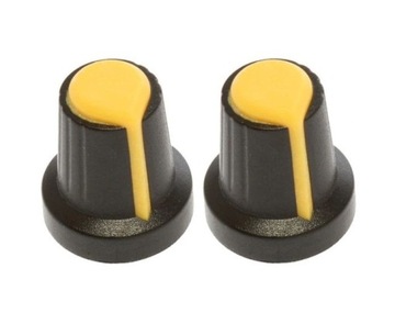 Pokrętło gałka do potencjometru wh148 oś 6mm 2szt