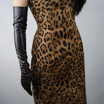 PUFF SLEEVES GLOVES Faux Leather 20