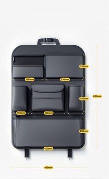 Сумка для хранения на спинке автомобильного сиденья. Многофункциональный карман с автомобильным органайзером.