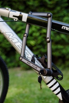 Велосипедный замок KLS Fold 30 серый 3,5мм 85см