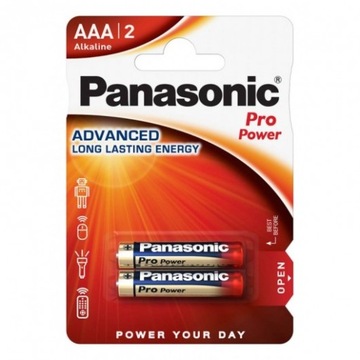 2x Bateria alkaliczna PANASONIC ProPower AAA R3