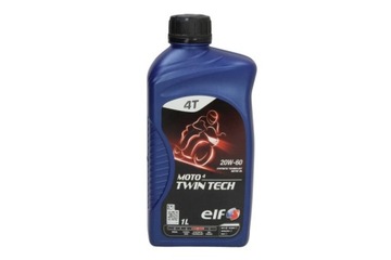 Olej silnikowy 4T 20W60 ELF Moto 4 Tech 1l API SN JASO MA-2 Półsyntetyczny
