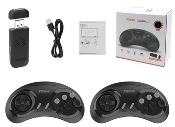 БЕСПРОВОДНАЯ ТВ-КОНСОЛЬ 2xPAD 5000 HDMI игры