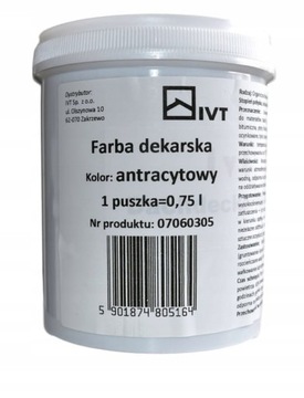 Farba Dekarska IVT ANTRACYT 0,75 l
