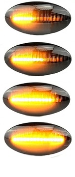 SMĚROVKY BLIKAČ LED DYNAMICKÉ PLAVACÍ W BLATNÍKY SUZUKI ČERNÉ *