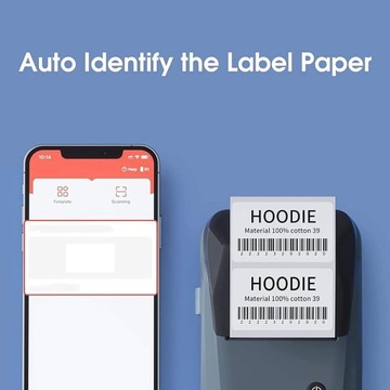 Портативный принтер этикеток Bluetooth, интеллектуальная машина