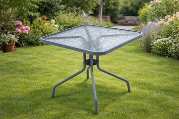 СТОЛ ДЛЯ ТЕРРАСЫ, СТЕКЛЯННЫЙ САДОВЫЙ СТОЛ ДЛЯ ТЕРРАСЫ