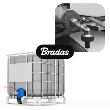 2x сливной клапан MAUZER, кран на 1000 л для резервуара IBC, заглушка для шланга 1/2x3/4