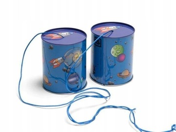 GŁUCHY TELEFON PUSZKI ZABAWKA BS TOYS PUSZKOFON GRA ZABAWKA DLA DZIECI