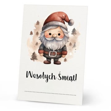 ПОДАРОЧНЫЕ ЭТИКЕТКИ праздники Новогодние бирки (10 шт.)