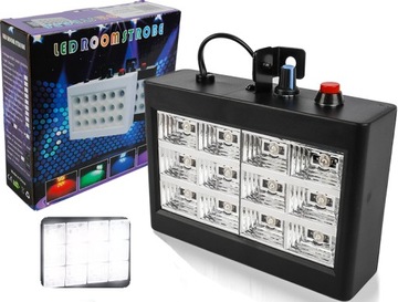 СТРОБОСКОП БЕЛЫЙ ДИСКОТЕЧНЫЙ СВЕТ ЦВЕТНОЙ ТЕЛЕФОН 12 СВЕТОДИОДНЫХ ЗВУКОВЫХ ДАТЧИКОВ