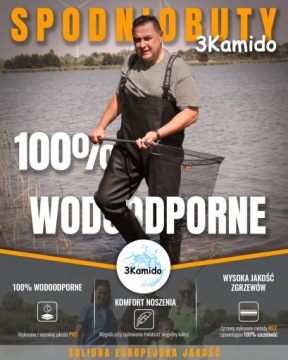 3Kamido CLASSIC рыболовные вейдерсы, зеленые, размер 43