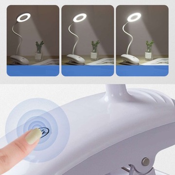 ШКОЛЬНАЯ НАСТОЛЬНАЯ ЛАМПА 18 LED USB CLIP